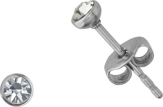 Image du produit Bijouteria Clous d'oreille (Acier inoxydable, Cristallin, PVC)