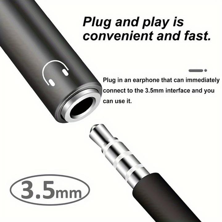 Actual product image PhoneLook Adaptateur audio 2 en 1 USB-C vers jack 3.5mm + USB-C 30W Fast Charge (3.5mm jack, USB Type C)