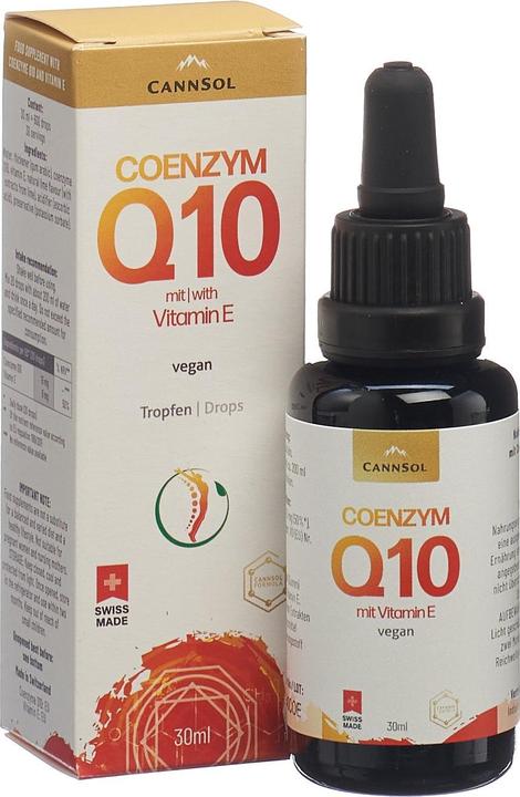 Produktbild Cannsol Coenzym Q10 mit Vitamin E wasserlöslich optimale Bioverfügbarkeit liq (1 Stück, Tropfen, 108 g)