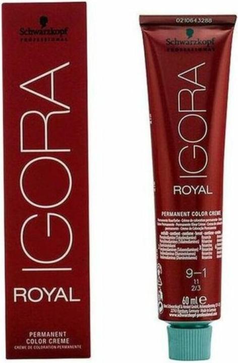 Actual product image Schwarzkopf Professional Igora Royal (9-1 Extra Light Blonde Cendre)