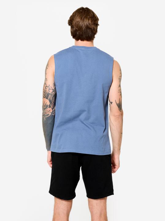Actual product image Domyos Tank Top Herren dehnbar - kometenblau (M)