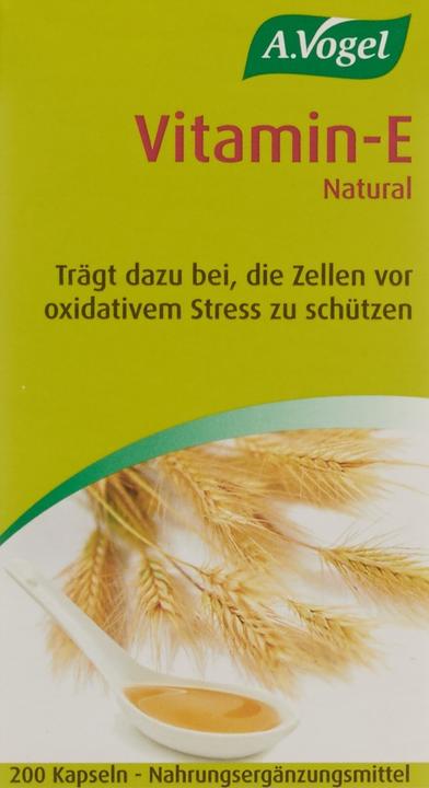 Actual product image A. Vogel Vitamin-E (200 Piece, Capsules, 87 g)