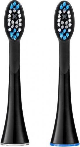 Actual product image Silk'n Sonic Smile Brushheads 2 pack Black - SSR2PEUZ001 (2 x)