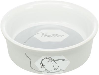 Actual product image Trixie Bowl cartoon rabbit Hello (0.24 l)