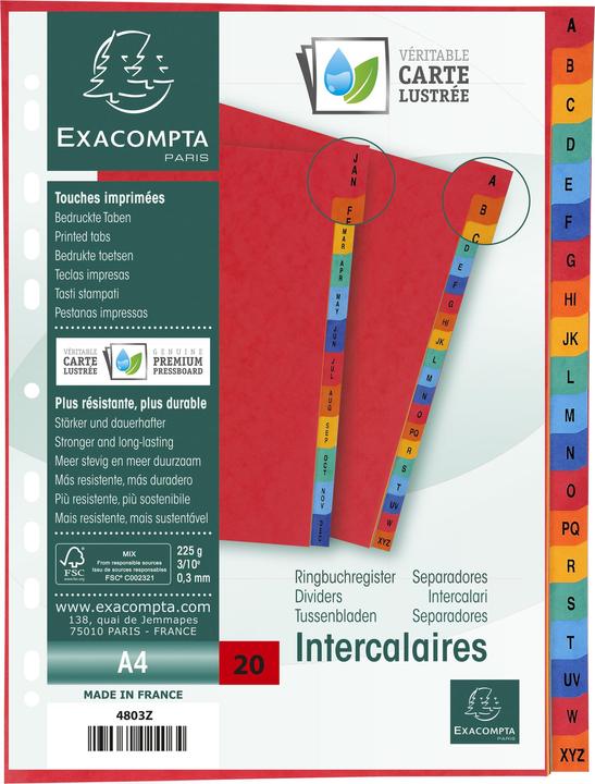 Produktbild Exacompta Register