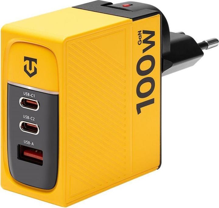 Actual product image Tactical Nett Warrior GaN Power Supply Charger 100W - Yellow (100 W)