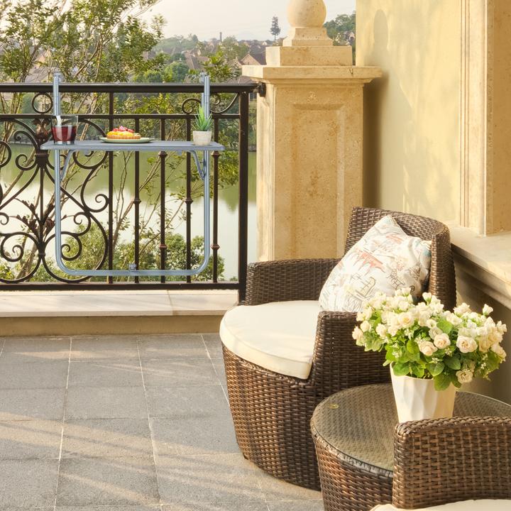 Actual product image Relaxdays Balcony hanging table (59.50 cm)