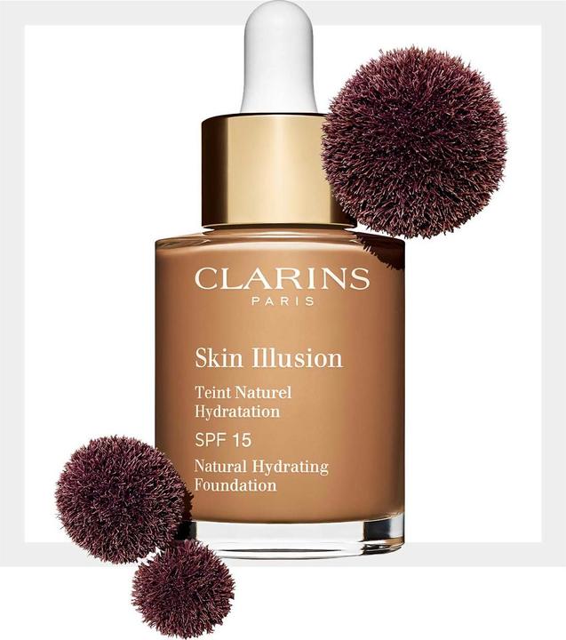 Actual product image Clarins Skin Illusion SPF15 No. 114 - Cappuccino (No. 114 - Cappuccino)