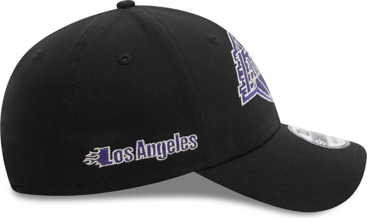 Actual product image New Era baseball cap los angeles lakers nba metallic 9forty (One size)