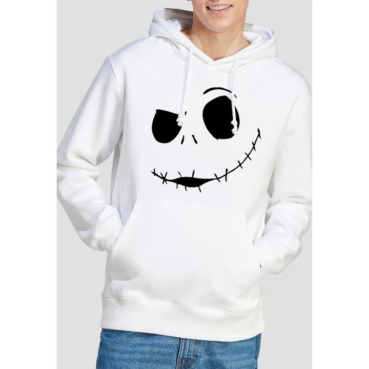 Immagine prodotto The Nightmare Before Christmas Felpa con Cappuccio Jack Viso Uomo (XXL)