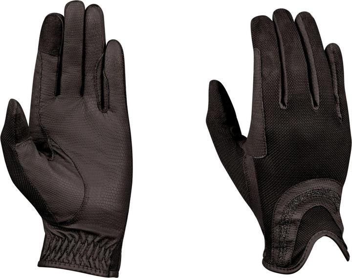 Produktbild Dublin Glitzer Reithandschuhe Ziegenleder NetzHandfläche (XS)