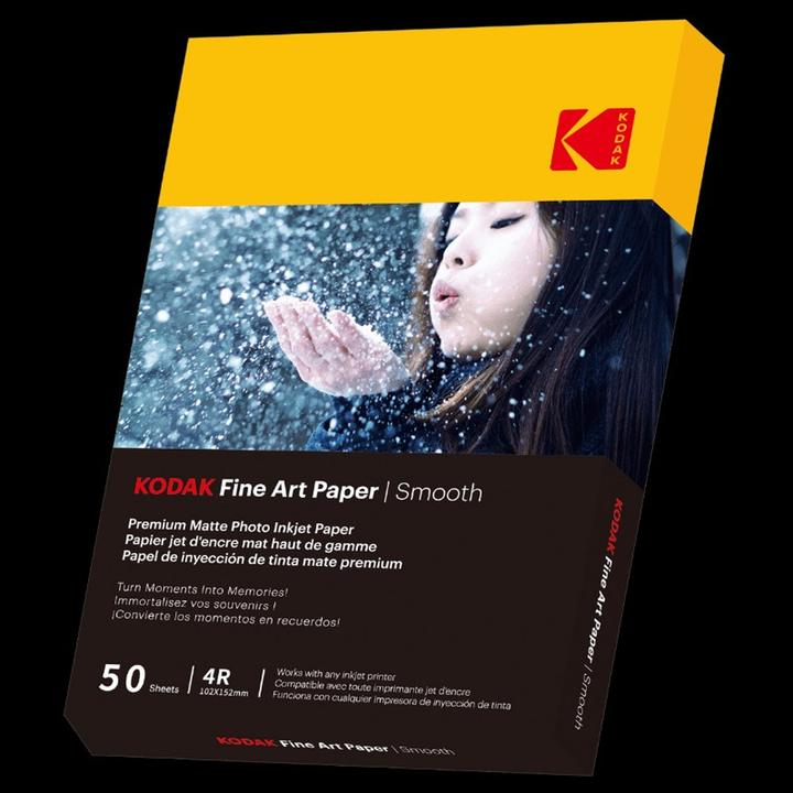 Actual product image Kodak Fine Art Paper 230g Matte Coated Smooth 4/6x50 (230 g/m², 10 x 15 cm, 50 x)