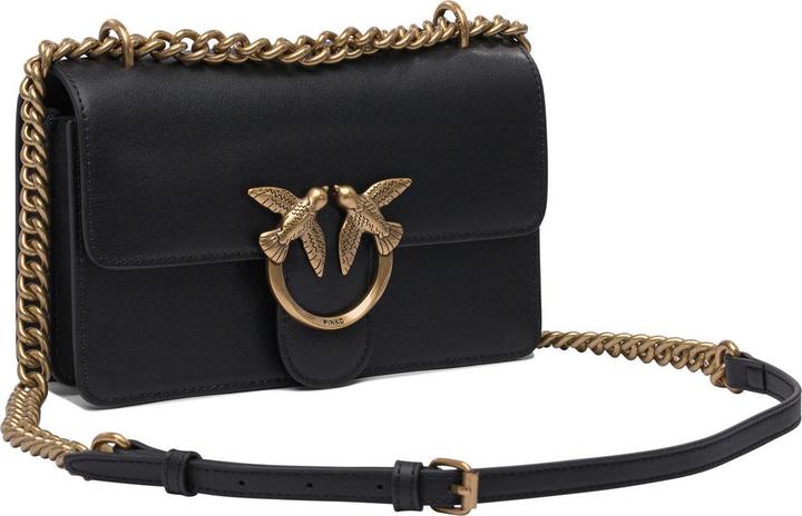 Actual product image Pinko Love One Mini Schoudertas Van Kalfsleer