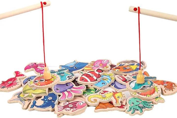 Immagine prodotto Activity Board Gioco di pesca, gioco di animali marini a cartoni animati, giocattolo educativo, gioco interattivo