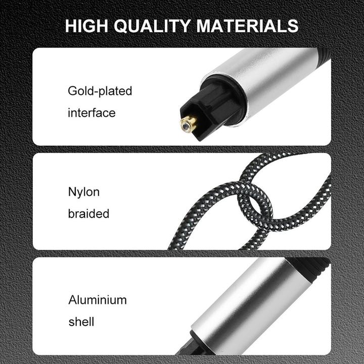 Produktbild Cadorabo Digitales Audio Kabel (0.02 m, TOSLINK)