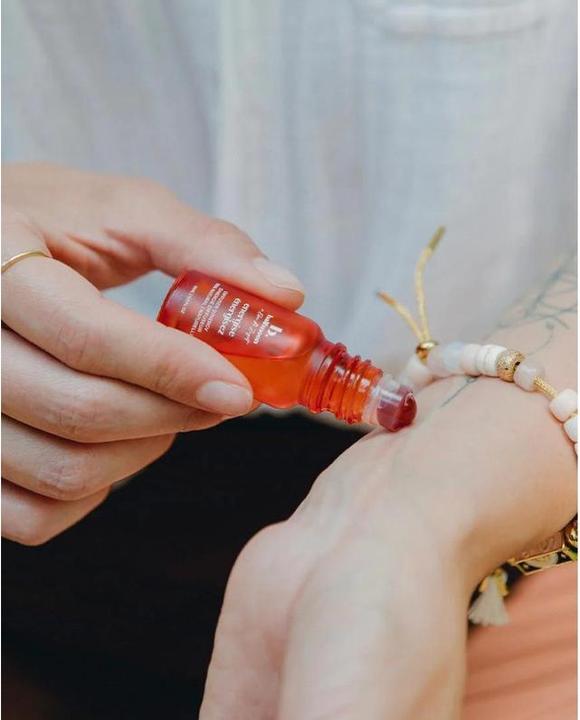 Actual product image B, halfmoon Essential Oil Roll On Pitta