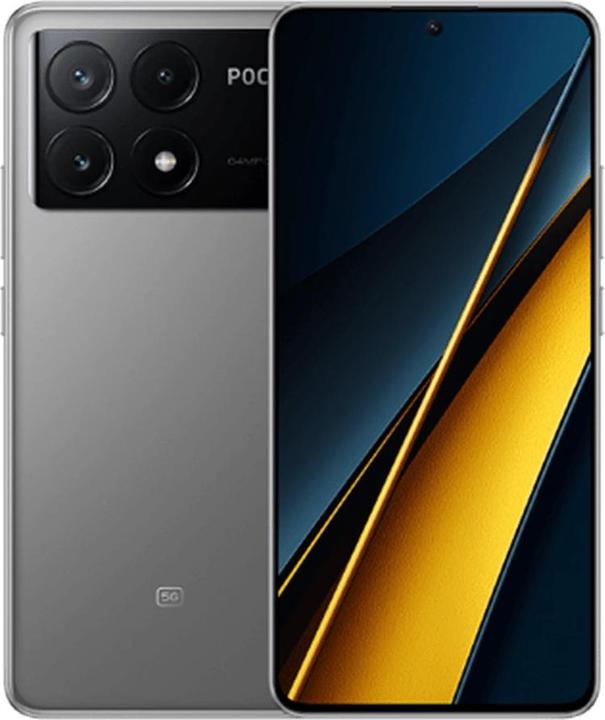 Xiaomi Poco X6 Pro (256 GB, Grigio, Nero, 6.67", Doppia SIM, 64 Mpx, 5G)