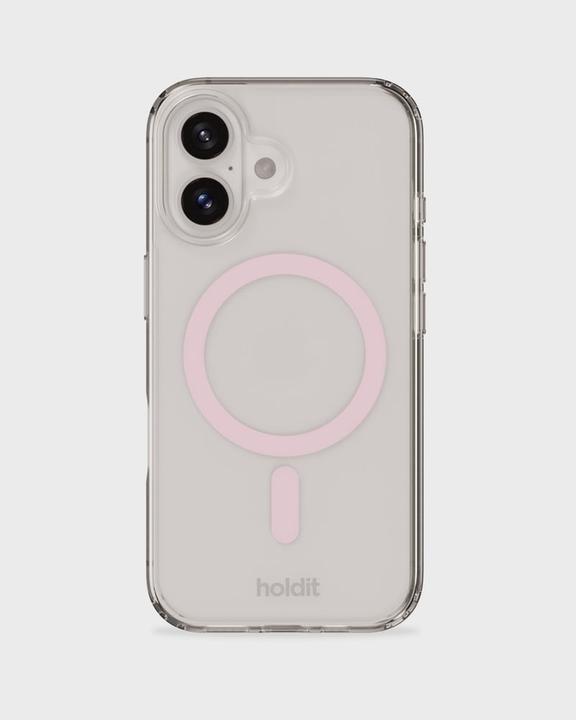 Immagine prodotto Holdit Custodia MagSafe per iPhone 16 rosa/trasparente (Apple iPhone 16)