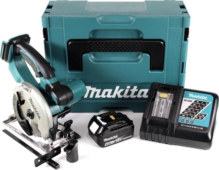 Actual product image Makita DSS 501 RM1J Scie circulaire sans fil 136 mm 18V Li-ion + 1x battery 4,0 Ah + Chargeur + Cof
