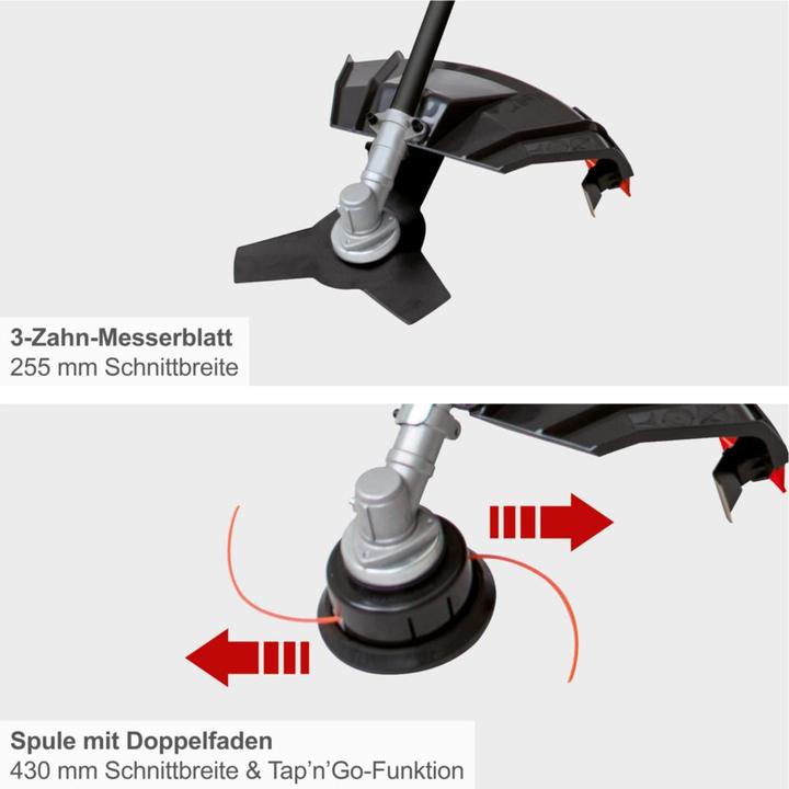 Actual product image Scheppach BCH5200PB brush cutter 1.8hp (Metal cutting blade)