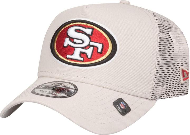 New Era A-Frame Mesh Trucker Cap - San Francisco 49ers stone