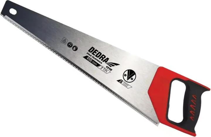 Produktbild Dedra Sägeblatt 450 mm, gummierter Griff, gehärtete Zähne – 1218
