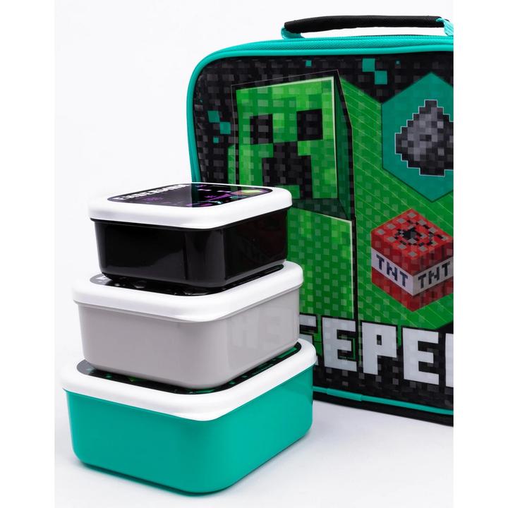Image du produit Minecraft Sac à déjeuner et gourde Creeper