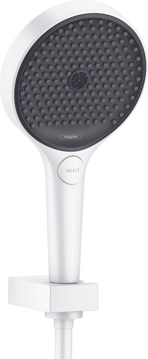 hansgrohe Kit de support de pomme de douche Rainfinity 130 avec flexible de douche 160 cm (3 Types de jets, 14 l/min)