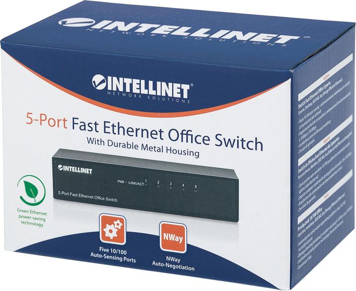 Produktbild Intellinet 5Port Fast Ethernet Office Switch (5 Ports)