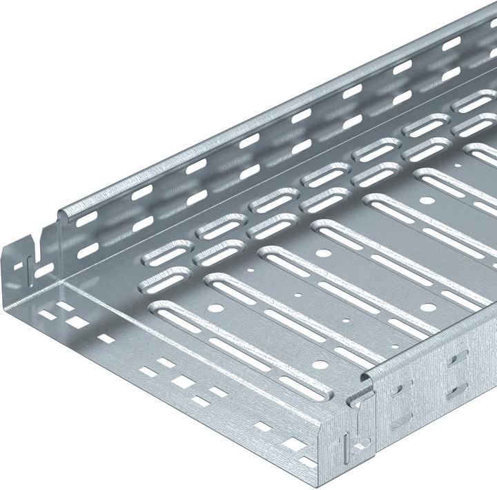 Produktbild OBO Bettermann OBO RKSM 650 FS 60x500mm Kabelrinne mit Schnellverbinder (305 cm)
