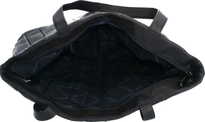 Immagine prodotto Greenland Nature Borsa shopper in nappa nera 37 cm (11 l)