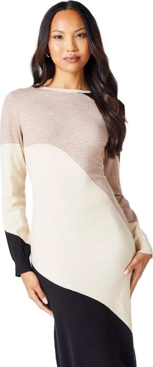 Immagine prodotto Principles Donna/Ladies Colour Block Wave Knitted Midi Dress (42)