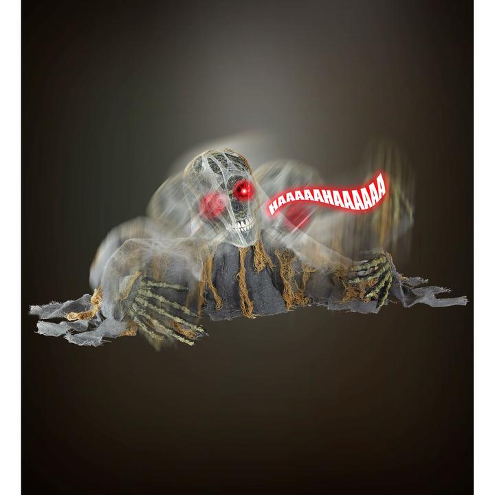 Actual product image Widmann Animated zombie skeleton with movement and laugh 120cm