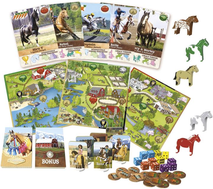 Actual product image Spielefaible SPF32068 - Fantasy Ranch: A horse farm game - Board game, 2-4 players, 12 Years (DE Edition) (German)