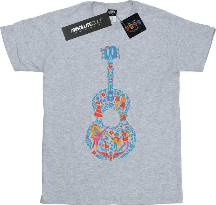 Disney Coco Guitar Pattern TShirt (XXL)