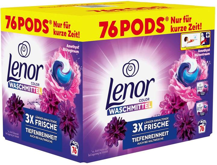 Image du produit Lenor Améthyste Rêve floral (76 Cycles de lavage, Pods)