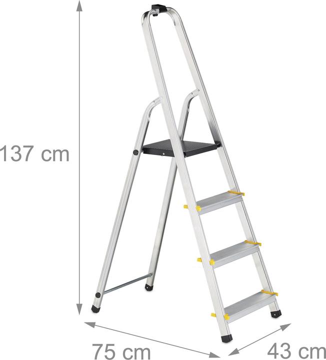 Produktbild Relaxdays Trittleiter (Trittleiter, 75 cm)