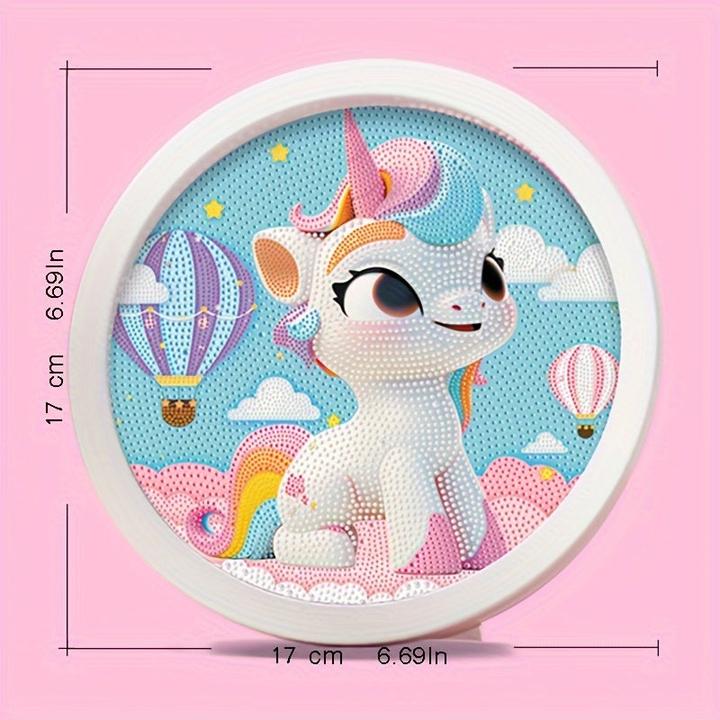 Produktbild Activity Board 1 Stück Einhorn Set DIY Einhorn Diamant Malerei handgefertigt, Handwerk Geschenk, DIY-Schmuck