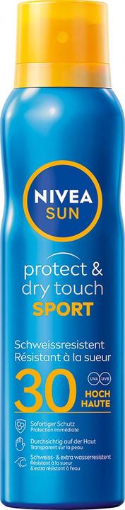 NIVEA Sun UV Dry Protect Sport Sprühnebel (Sonnenspray, SPF 30, 200 ml, 190 g)