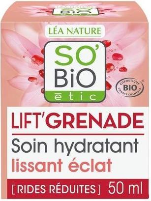 Actual product image So’Bio étic Sobio Etic Hydrating And Smoothing Face Cream With Organic Pomegranate - 50 Ml (50 ml, Face toner)