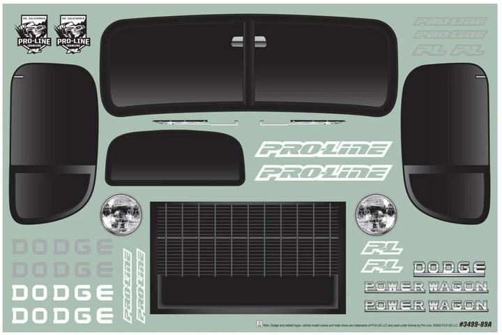 Produktbild Proline Karosserie Dodge Power Wagon 1946 Schwarz, 1:10