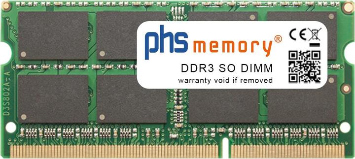 Produktbild PHS-memory 8GB RAM Speicher für HP Point of Sale System RP7800 DDR3 SO DIMM 1333MHz (HP Point of Sale System RP7800, 1 x 8GB)