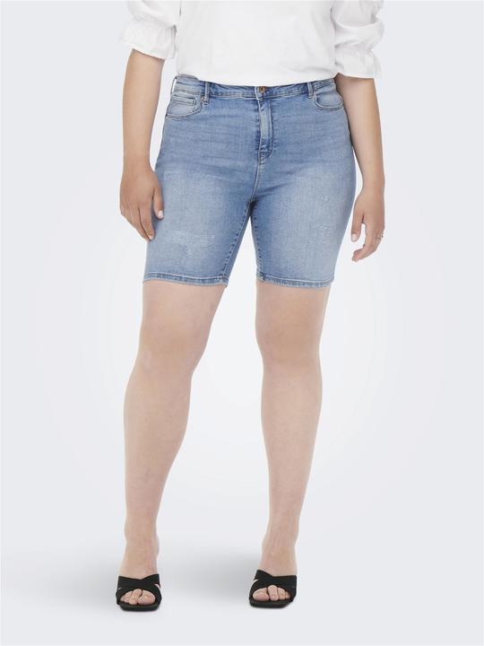 Image du produit Only Curvy CARLaola Reg Short en jean déstructuré (42)