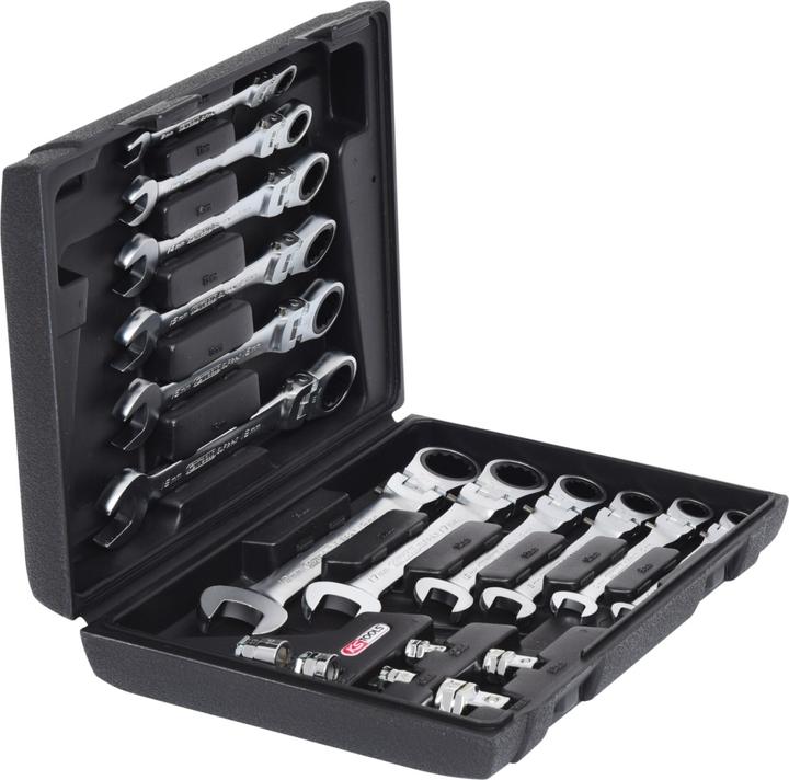 Actual product image KS Tools GEARplus® Joint Ratchet Combination Wrench Set 50 (19 mm)