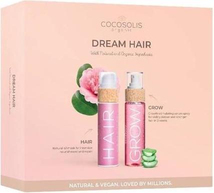 Immagine prodotto Cocosolis Set Dream Hair - Maschera olio per capelli 3 in 1 110ml e siero spray per la crescita dei capelli (Olio corpo, 110 ml)
