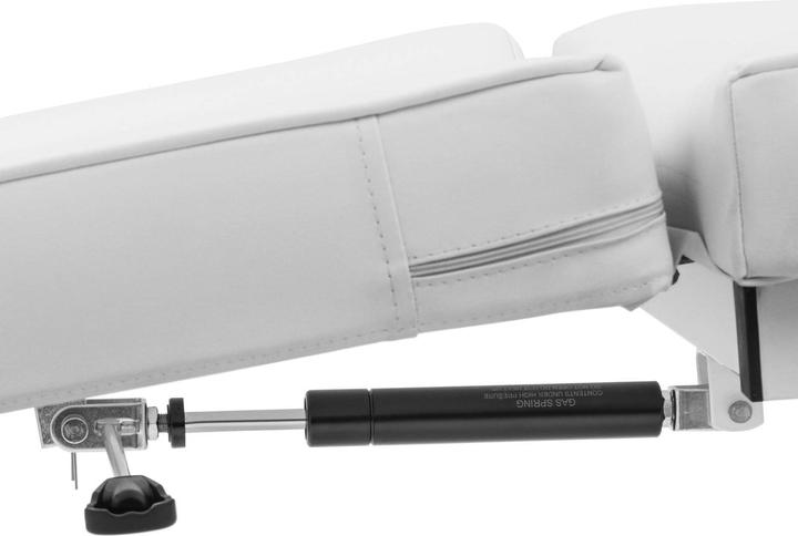 Produktbild Physa Kosmetikliege einstellbar 200 kg Weiss Hydraulik Behandlungsliege Kosmetikstuhl