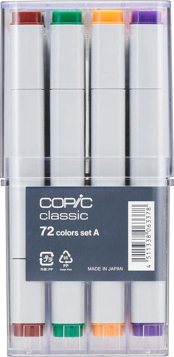 Produktbild Copic 72er Set (Grau, 7 mm, 72 x)