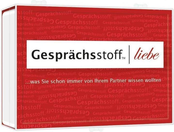 Actual product image Topic of conversation: Love (German)