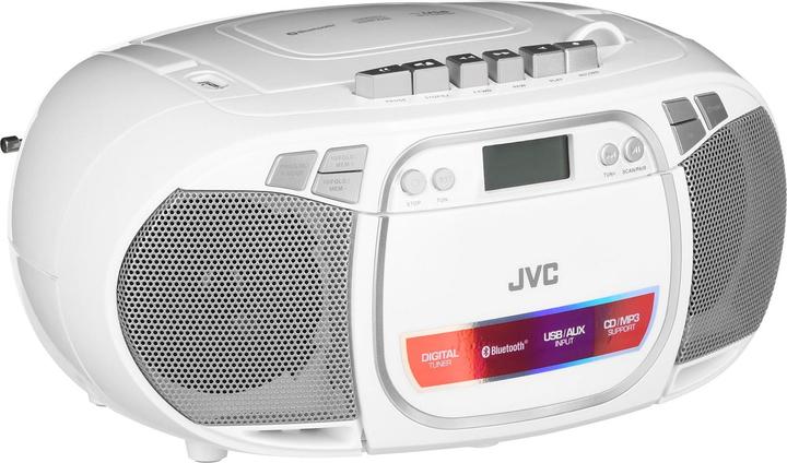 Immagine prodotto JVC RC-E451W Lettore CD Lettore CD portatile Bianco (VHF, Bluetooth)