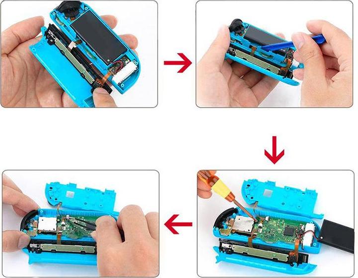 Image du produit Ueli Express 21 en 1 Nintendo Switch Joy Con kit de réparation (Switch Lite, Switch)